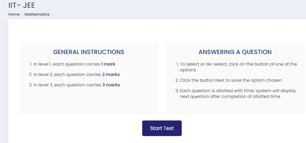 Level wise questions